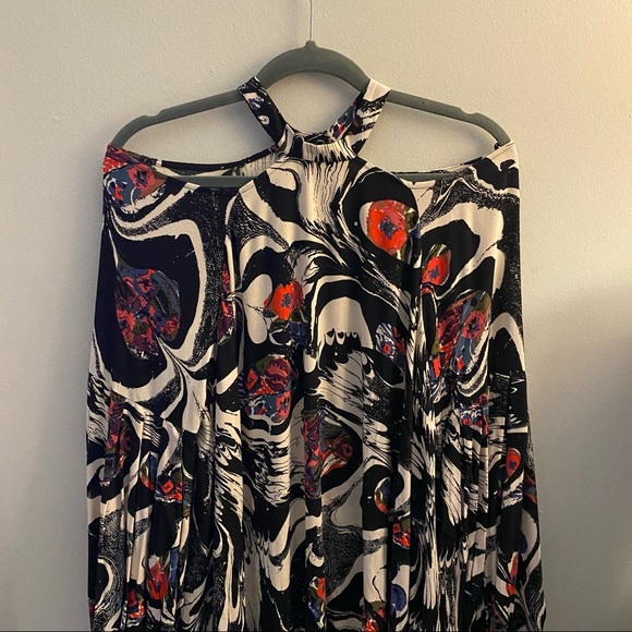 Free People Drift Away Cold Shoulder Tunic Dress - Picture 5 of 7